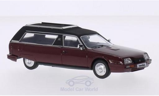 Citroen CX 1/43 Matrix Heuliez Corbillard Hearse rot/matt-schwarz 1979 modellautos