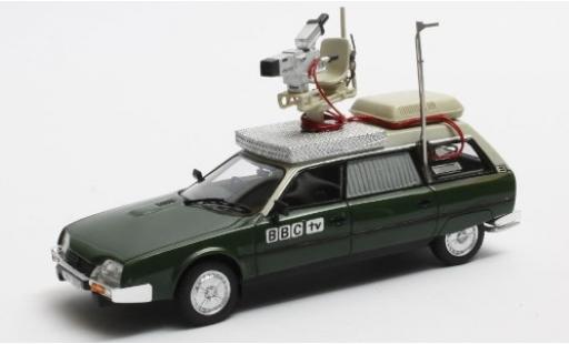 Citroen CX 1/43 Matrix Safari mettalic grün/beige RHD BBC 1982 Kamerawagen modellautos