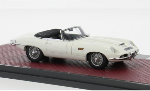 Jaguar E-Type 1/43 Matrix weiss 1964 1:43 modellautos