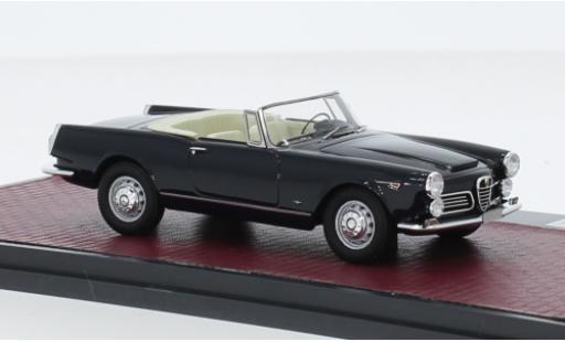 Modellautos Alfa Romeo 2600 1/43 Matrix Spider bleu foncé 1962 Alfa Romeo 2600 1/43 Matrix Spider bleu foncé 1962 modellautos