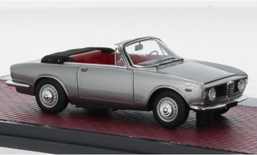 Modellautos Alfa Romeo Giulia 1/43 Matrix GTC Touring cabriolet metallise gris 1964 Alfa Romeo Giulia 1/43 Matrix GTC Touring cabriolet metallise gris 1964 modellautos
