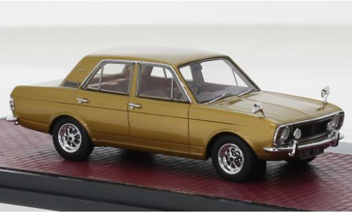 Modellautos Ford Cortina 1/43 Matrix MK II 1600E metallise beige RHD 1968 Ford Cortina 1/43 Matrix MK II 1600E metallise beige RHD 1968 modellautos