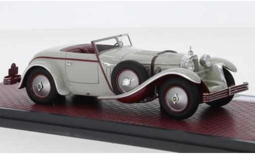 Modellautos Mercedes CLA 1/43 Matrix 680S W06 Torpedo Roadster gris clair 1928 Mercedes CLA 1/43 Matrix 680S W06 Torpedo Roadster gris clair 1928 modellautos