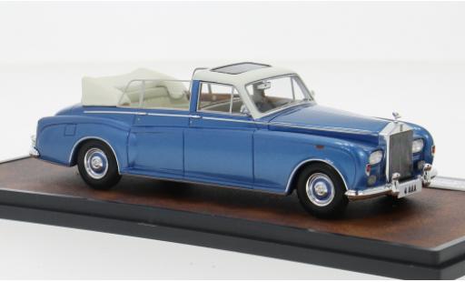 Rolls Royce Phantom 1/43 Matrix VI Landaulet blau 1973 1:43 modellautos