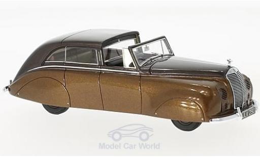 Modellautos Rolls Royce Silver Wraith 1/43 Matrix Sedanca de Ville by Hopper mettalic braun RHD 1947 Rolls Royce Silver Wraith 1/43 Matrix Sedanca de Ville by Hopper mettalic braun RHD 1947 modellautos
