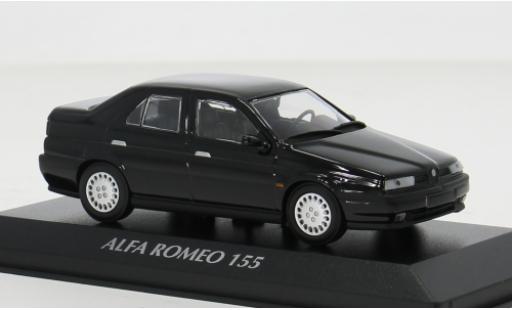 Alfa Romeo 155 1/43 Maxichamps schwarz 1992 1:43 modellautos