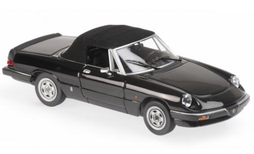 Alfa Romeo Spider 1/43 Maxichamps schwarz 1983 modellautos