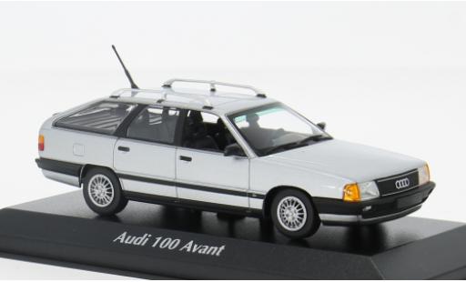 Audi 100 1/43 Maxichamps (C3) Avant silber 1990 1:43 modellautos