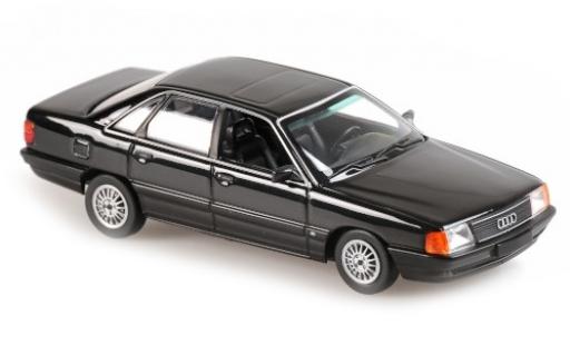 Modellautos Audi 100 1/43 Maxichamps mettalic schwarz 1990 Audi 100 1/43 Maxichamps mettalic schwarz 1990 modellautos