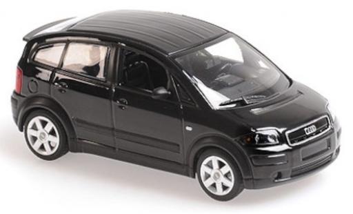 Modellautos Audi A2 1/43 Maxichamps mettalic schwarz/matt-schwarz 2000 Audi A2 1/43 Maxichamps mettalic schwarz/matt-schwarz 2000 modellautos