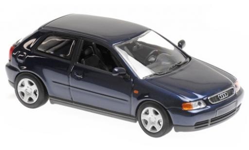 Modellautos Audi A3 1/43 Maxichamps (8L) mettalic blau 1996 Audi A3 1/43 Maxichamps (8L) mettalic blau 1996 modellautos
