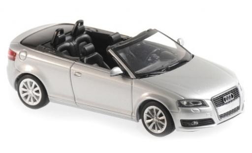 Modellautos Audi A3 1/43 Maxichamps Cabriolet silber 2007 Audi A3 1/43 Maxichamps Cabriolet silber 2007 modellautos