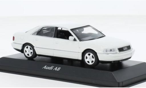 Audi A8 1/43 Maxichamps weiss 1999 1:43 modellautos