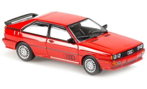 Modellautos Audi Quattro 1/43 Maxichamps rot/Dekor 1980 Audi Quattro 1/43 Maxichamps rot/Dekor 1980 modellautos