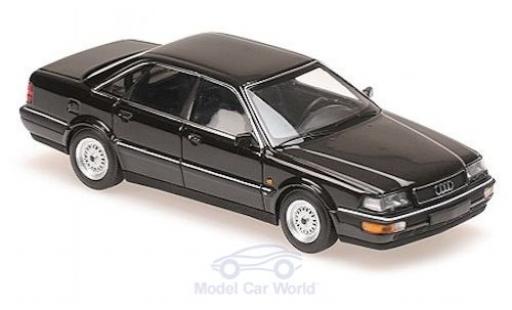 Modellautos Audi V8 1/43 Maxichamps mettalic schwarz 1988 Audi V8 1/43 Maxichamps mettalic schwarz 1988 modellautos