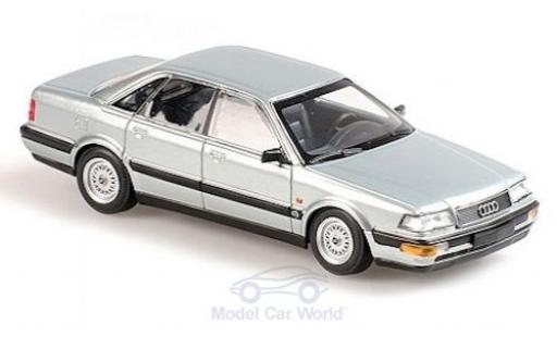 Modellautos Audi V8 1/43 Maxichamps silber 1988 Audi V8 1/43 Maxichamps silber 1988 modellautos