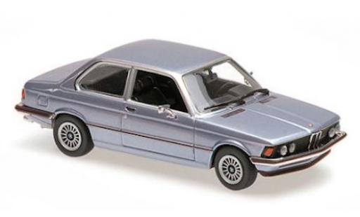 Bmw 323 1/43 Maxichamps i (E21) mettalic blau 1975 modellautos