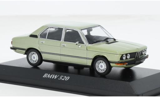 Bmw 520 1/43 Maxichamps (E12) metallise grün 1972 1:43 modellautos