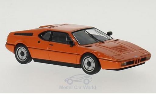 Bmw M1 1979 1/43 Maxichamps orange 1979 modellautos