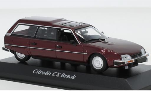 Citroen CX 1/43 Maxichamps Break mettalic rot 1980 modellautos