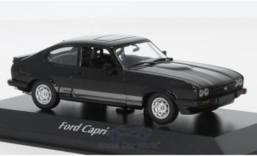 Modellautos Ford Capri 1/43 Maxichamps MKIII 3.0 S schwarz 1982 Ford Capri 1/43 Maxichamps MKIII 3.0 S schwarz 1982 modellautos