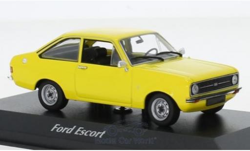 Modellautos Ford Escort 1/43 Maxichamps 1.3 gelb 1975 Ford Escort 1/43 Maxichamps 1.3 gelb 1975 modellautos