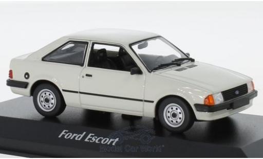 Modellautos Ford Escort 1/43 Maxichamps MK III grau 1981 Ford Escort 1/43 Maxichamps MK III grau 1981 modellautos