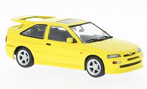 Modellautos Ford Escort 1/43 Maxichamps RS Cosworth gelb 1992 Ford Escort 1/43 Maxichamps RS Cosworth gelb 1992 modellautos