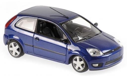 Ford Fiesta 1/43 Maxichamps metallise blau 2002 1:43 modellautos