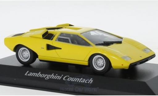Modellautos Lamborghini Countach 1/43 Maxichamps LP 400 gelb 1970 Lamborghini Countach 1/43 Maxichamps LP 400 gelb 1970 modellautos