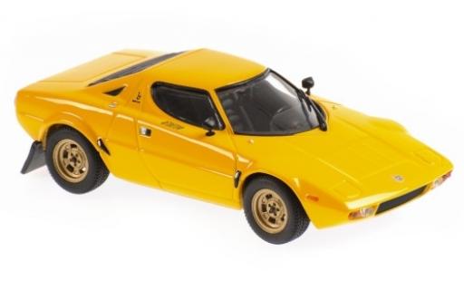 Modellautos Lancia Stratos 1/43 Maxichamps gelb 1974 Lancia Stratos 1/43 Maxichamps gelb 1974 modellautos
