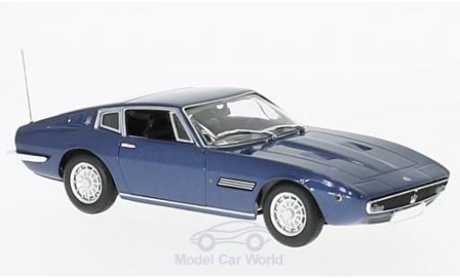 Modellautos Maserati Ghibli coupe 1/43 Maxichamps Coupe mettalic blau 1969 Maserati Ghibli coupe 1/43 Maxichamps Coupe mettalic blau 1969 modellautos