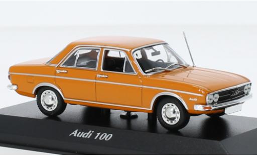 Modellautos Audi 100 1/43 Maxichamps orange 1969 Audi 100 1/43 Maxichamps orange 1969 modellautos