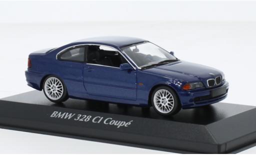 Modellautos Bmw 328 1/43 Maxichamps CI (E46) metallise bleu 1999 Bmw 328 1/43 Maxichamps CI (E46) metallise bleu 1999 modellautos