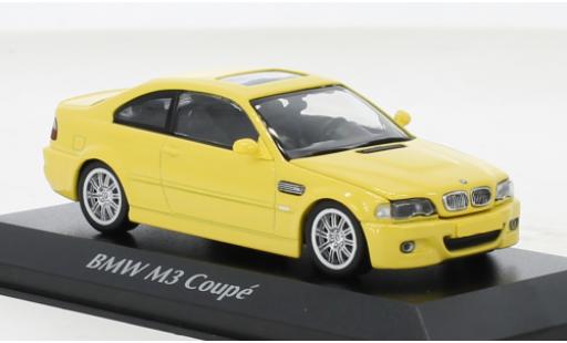 Modellautos Bmw M3 1/43 Maxichamps (E46) gelb 2001 Bmw M3 1/43 Maxichamps (E46) gelb 2001 modellautos