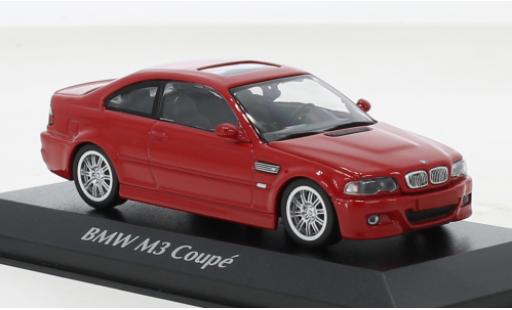 Modellautos Bmw M3 1/43 Maxichamps (E46) rot 2001 Bmw M3 1/43 Maxichamps (E46) rot 2001 modellautos