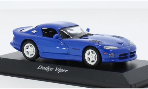 Modellautos Dodge Viper 1/43 Maxichamps GTS metallise bleu 1993 Dodge Viper 1/43 Maxichamps GTS metallise bleu 1993 modellautos