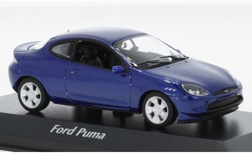 Modellautos Ford Puma 1/43 Maxichamps metallise blau 1996 Ford Puma 1/43 Maxichamps metallise blau 1996 modellautos