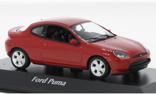 Modellautos Ford Puma 1/43 Maxichamps rot 1996 Ford Puma 1/43 Maxichamps rot 1996 modellautos