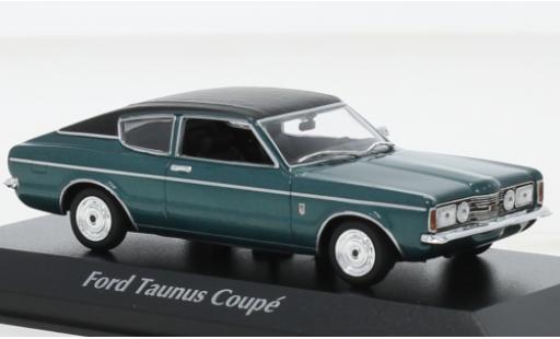 Modellautos Ford Taunus 1/43 Maxichamps (TC I) Coupe metallise grün 1970 Ford Taunus 1/43 Maxichamps (TC I) Coupe metallise grün 1970 modellautos