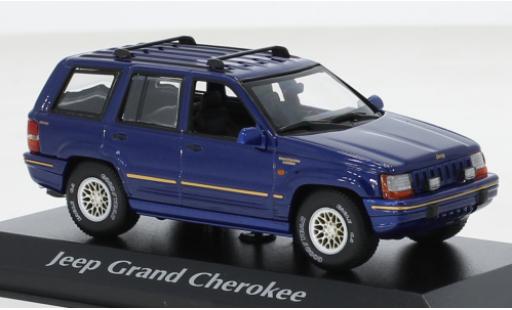 Modellautos Jeep Grand Cherokee 1/43 Maxichamps metallise blau 1995 Jeep Grand Cherokee 1/43 Maxichamps metallise blau 1995 modellautos