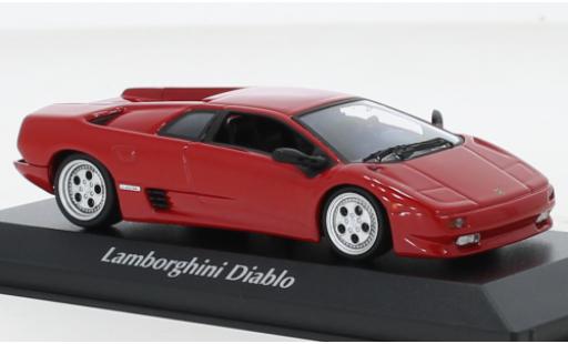 Lamborghini Diablo 1/43 Maxichamps rot 1994 modellautos