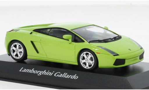 Lamborghini Gallardo 1/43 Maxichamps metallise vert 2003 modellautos