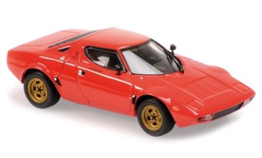 Modellautos Lancia Stratos 1/43 Maxichamps rouge 1974 Lancia Stratos 1/43 Maxichamps rouge 1974 modellautos
