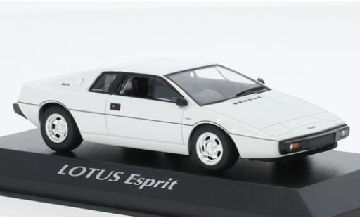 Modellautos Lotus Esprit 1/43 Maxichamps Turbo blanche 1978 Lotus Esprit 1/43 Maxichamps Turbo blanche 1978 modellautos