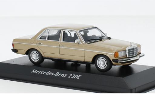 Modellautos Mercedes 230 1/43 Maxichamps E (W123) metallise beige 1982 Mercedes 230 1/43 Maxichamps E (W123) metallise beige 1982 modellautos