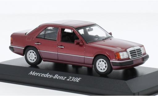 Modellautos Mercedes 230 1/43 Maxichamps E (W124) metallise rouge foncé 1991 Mercedes 230 1/43 Maxichamps E (W124) metallise rouge foncé 1991 modellautos