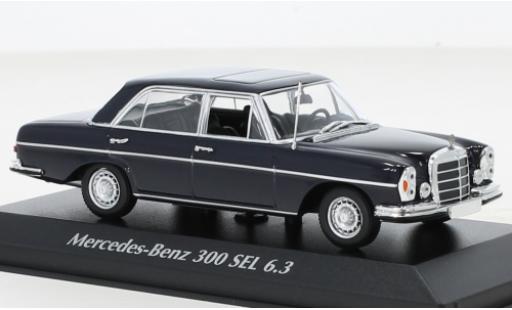 Mercedes 300 1/43 Maxichamps SEL 6.3 (W109) bleu foncé 1968 modellautos