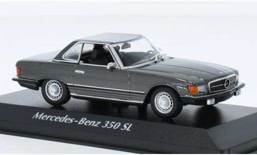 Modellautos Mercedes 350 1/43 Maxichamps SL Hardtop (R107) metallise grau 1974 Mercedes 350 1/43 Maxichamps SL Hardtop (R107) metallise grau 1974 modellautos