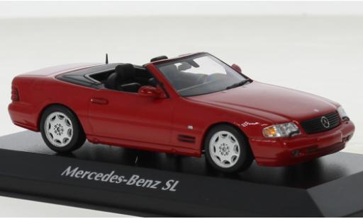 Modellautos Mercedes Classe SL 1/43 Maxichamps (R129) rot 1999 Mercedes Classe SL 1/43 Maxichamps (R129) rot 1999 modellautos